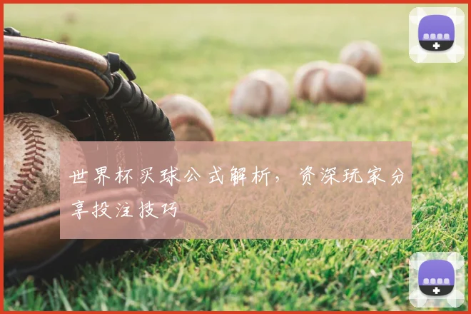 世界杯买球公式解析,资深玩家分享投注技巧