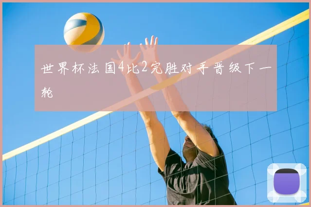 世界杯法国4比2完胜对手晋级下一轮