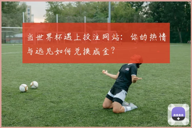 当世界杯遇上投注网站：你的热情与远见如何兑换成金？