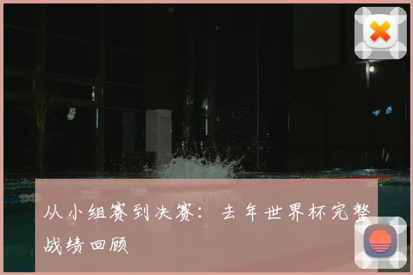从小组赛到决赛：去年世界杯完整战绩回顾