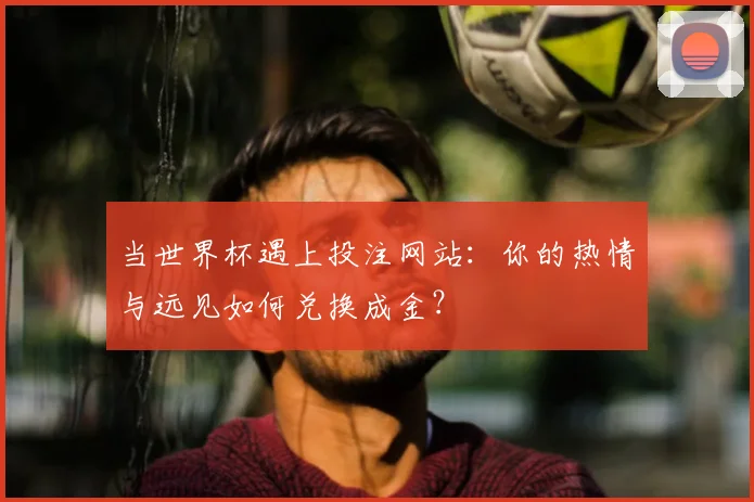 当世界杯遇上投注网站：你的热情与远见如何兑换成金？